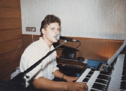 Stefan 1986 im Studio!